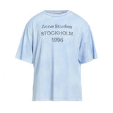 Acne Studios Stockholm Logo T-Shirt Relaxed Fit Blue 1