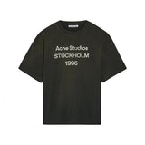 Acne Studios Stockholm Logo T-Shirt Relaxed Fit Black 1