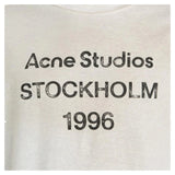 Acne Studios Stockholm Logo T-Shirt Relaxed Fit White 2