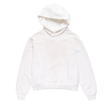 Acne Studios Fleece Logo Hooded Sweater Stockholm 1996 Dusty White 2