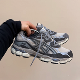 ASICS Gel-NYC Oatmeal Obsidian Grey 5
