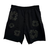 Denim Tears Cotton Wreath Shorts Black 2