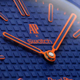 Swatch x Audemars Piguet Bioceramic Royal Pop Orenji Hachi SSX03L103N 3